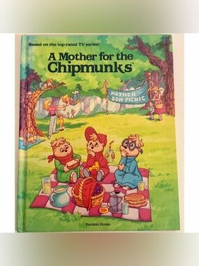 Vintage Alvin & The Chipmunks A Mother for the Chipmunks HC Book 1985 Retro Kids
